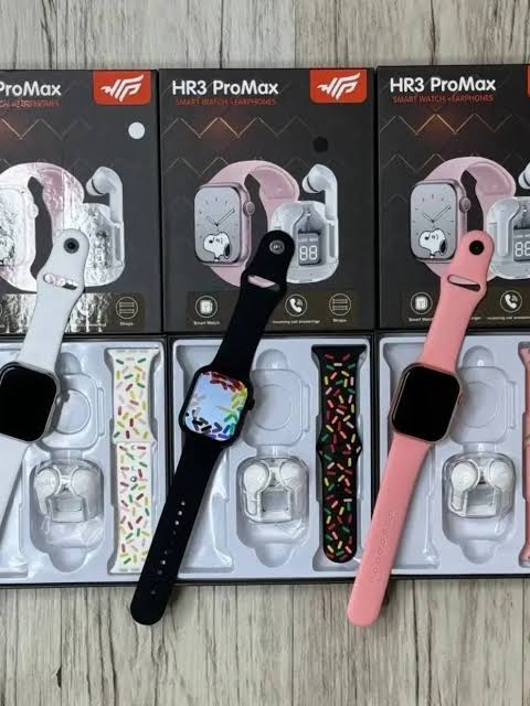 Smartwatch HR3 ProMax + Audífonos Bluetooth